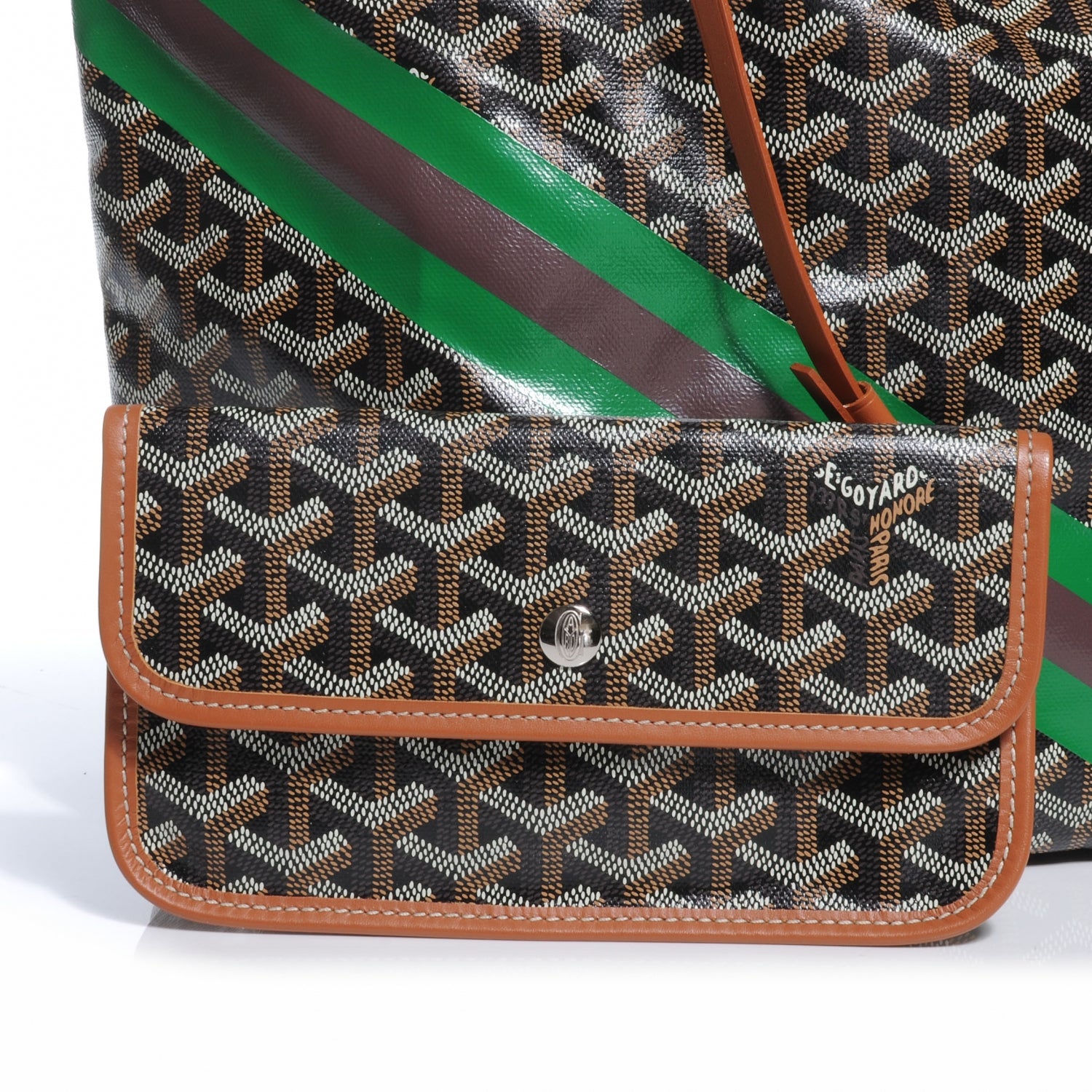 Goyard Goyardine Saint Louis PM Black Gold 5 of 9