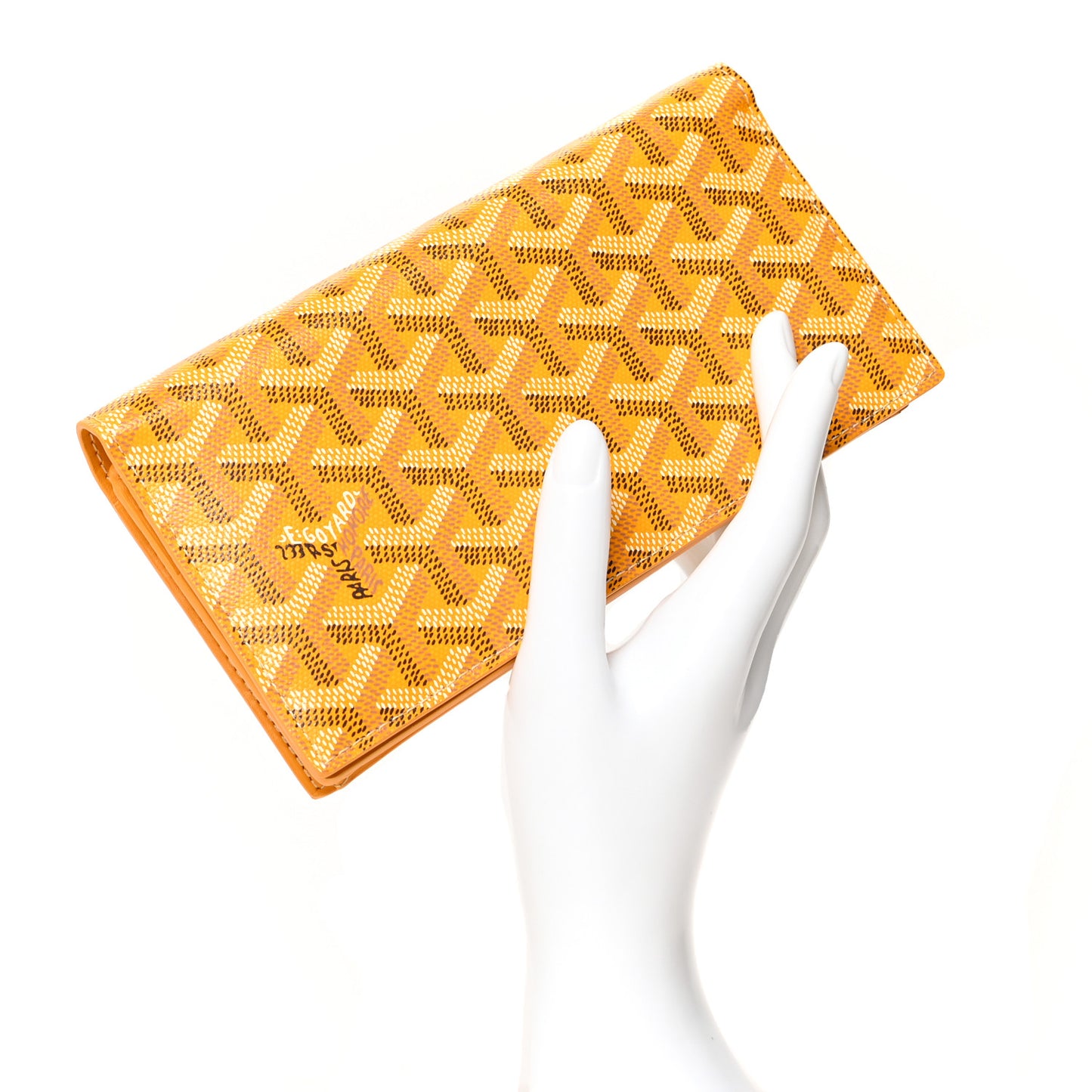 Goyardine Richelieu Wallet Yellow