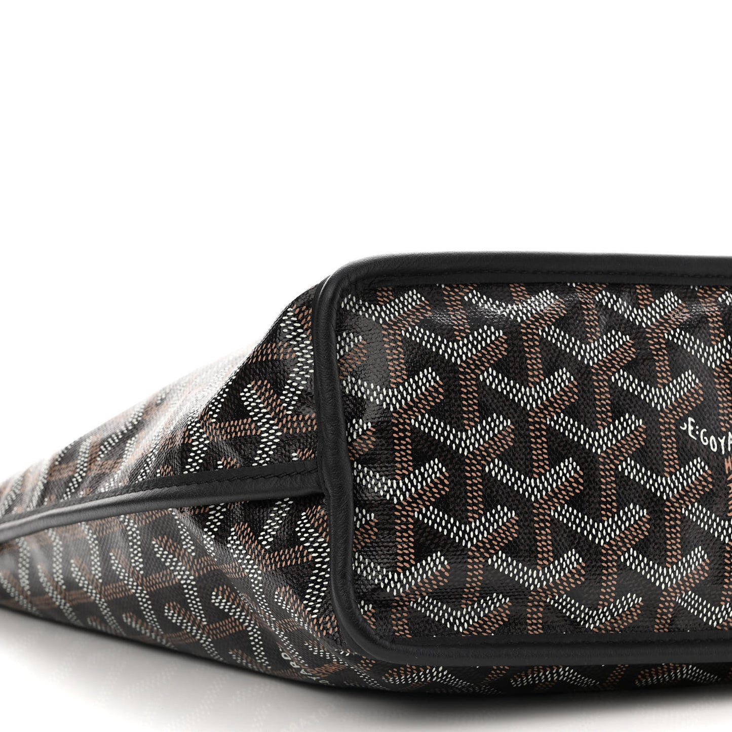 Goyardine Reversible Mini Anjou Black