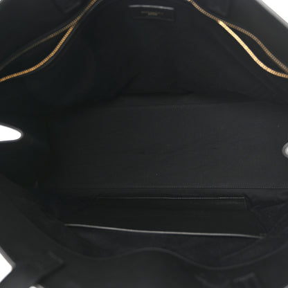 Saint Laurent Calfskin Large Manhattan Shopper Tote Black 5 of 13