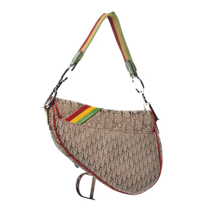 Christian Dior Monogram Rasta Saddle Bag Beige 3 of 8