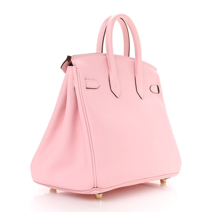 Hermes Swift Birkin 25 Rose Sakura 3 of 11
