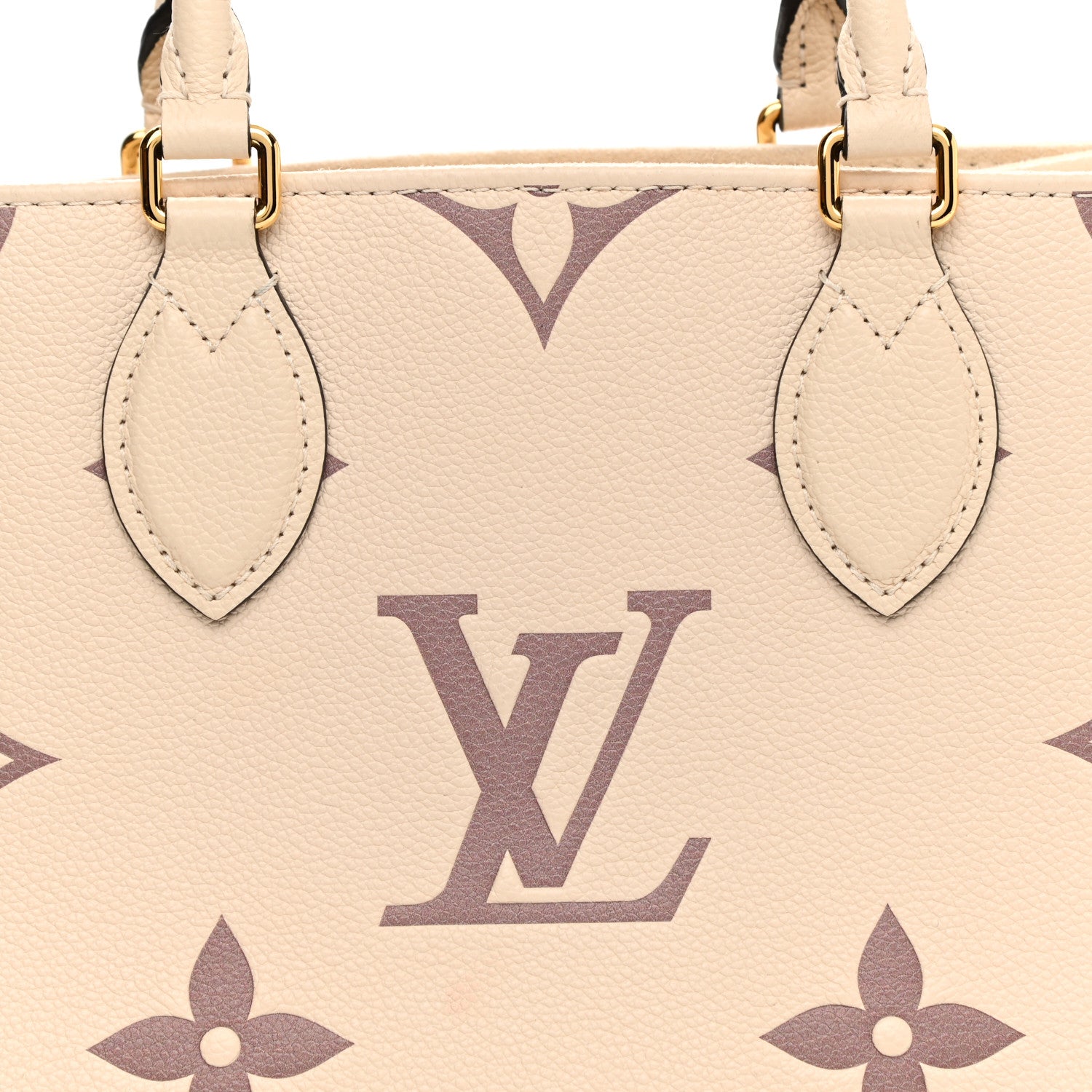 Louis Vuitton Empreinte Monogram Giant Onthego PM Creme Bois De Rose 8 of 10