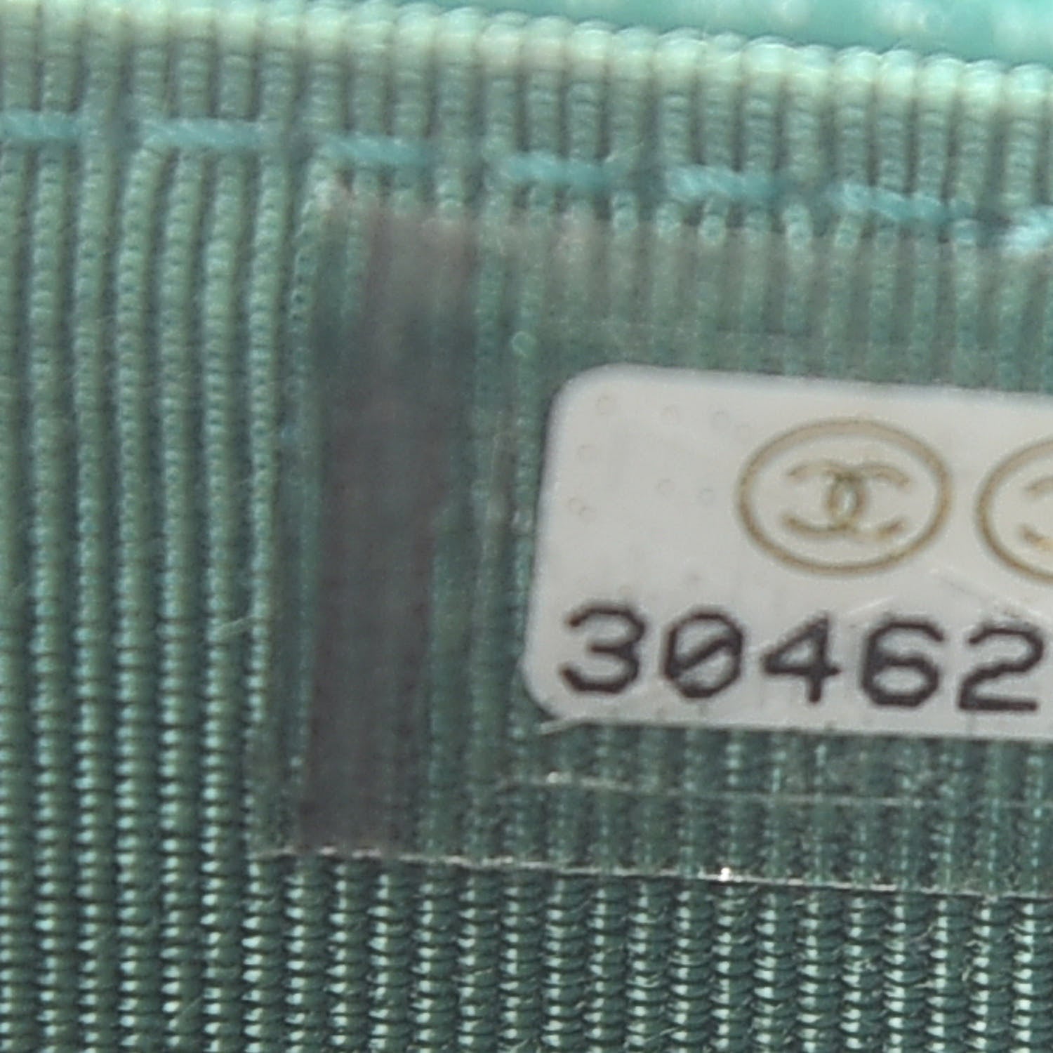 Chanel Caviar Quilted Flap Card Holder Wallet Green 15 of 15