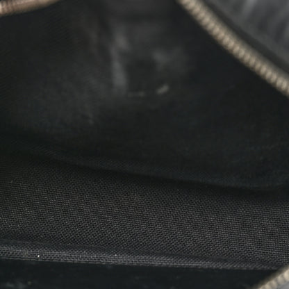 Gucci Calfskin Matelasse Monochrome Small GG Marmont Chain Shoulder Bag Black 4 of 12