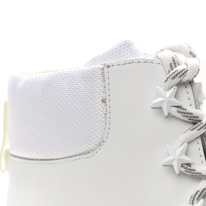 Jimmy Choo Calfskin Mesh Inca Platform Hiking Boots 43 White 10 of 10