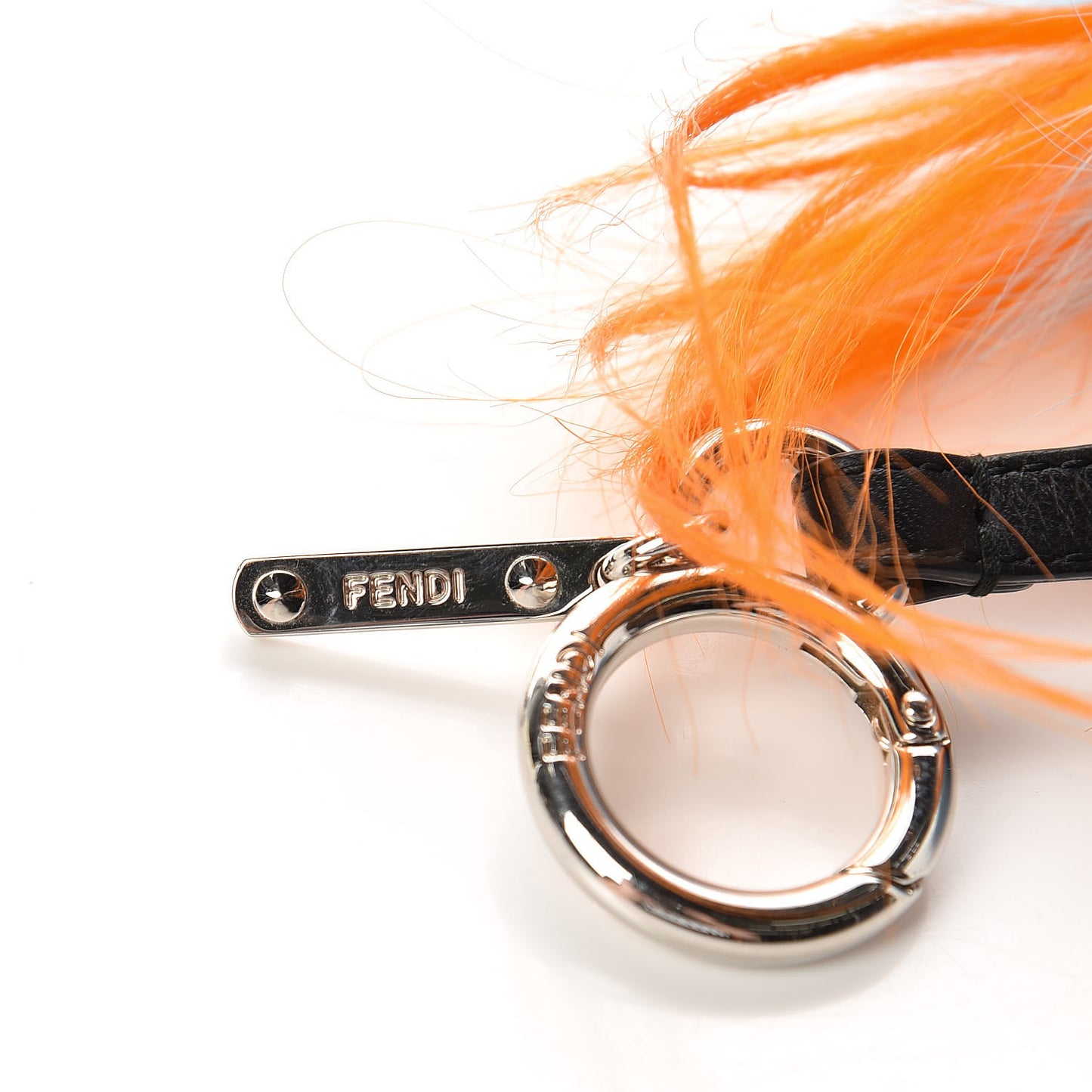 Fox Rabbit Goat Mink Fur Vitello Flamingo Dawny Monster Bag Bug Charm Azzurro Sky Orange Multicolor