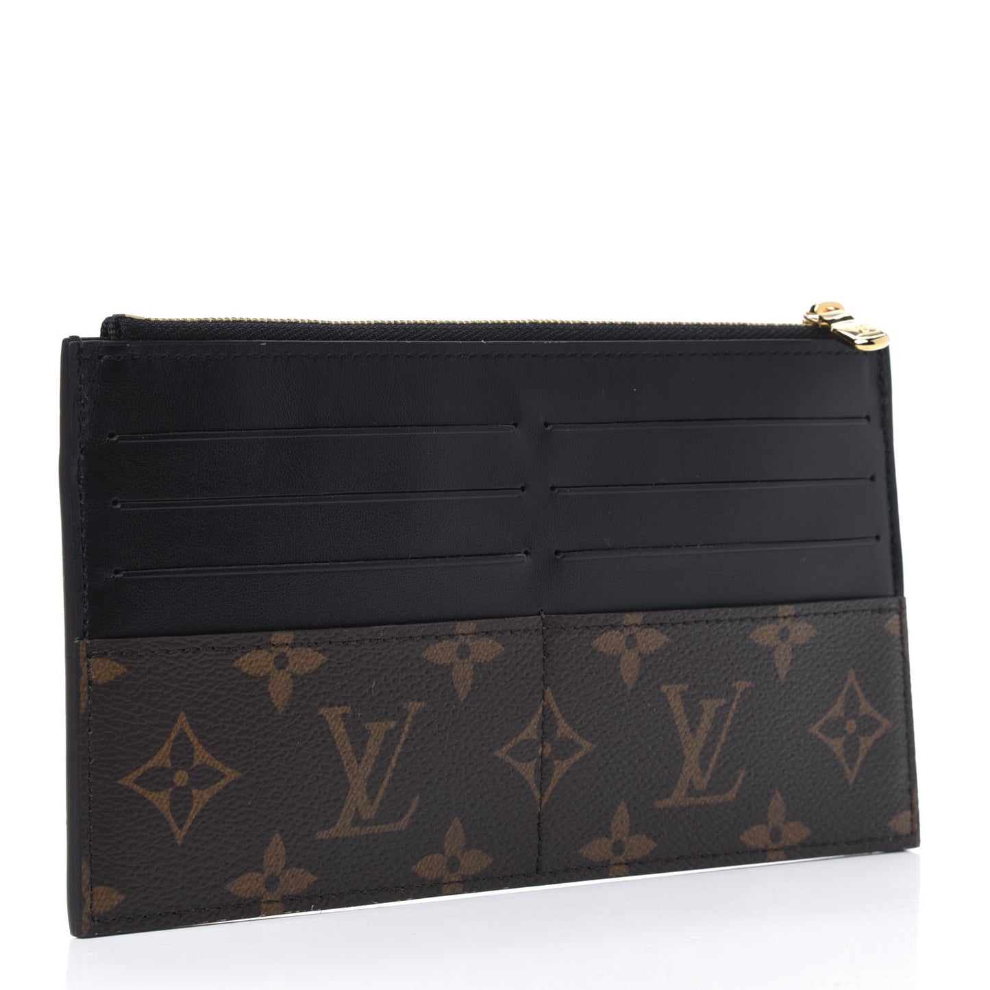 Monogram Slim Purse Black