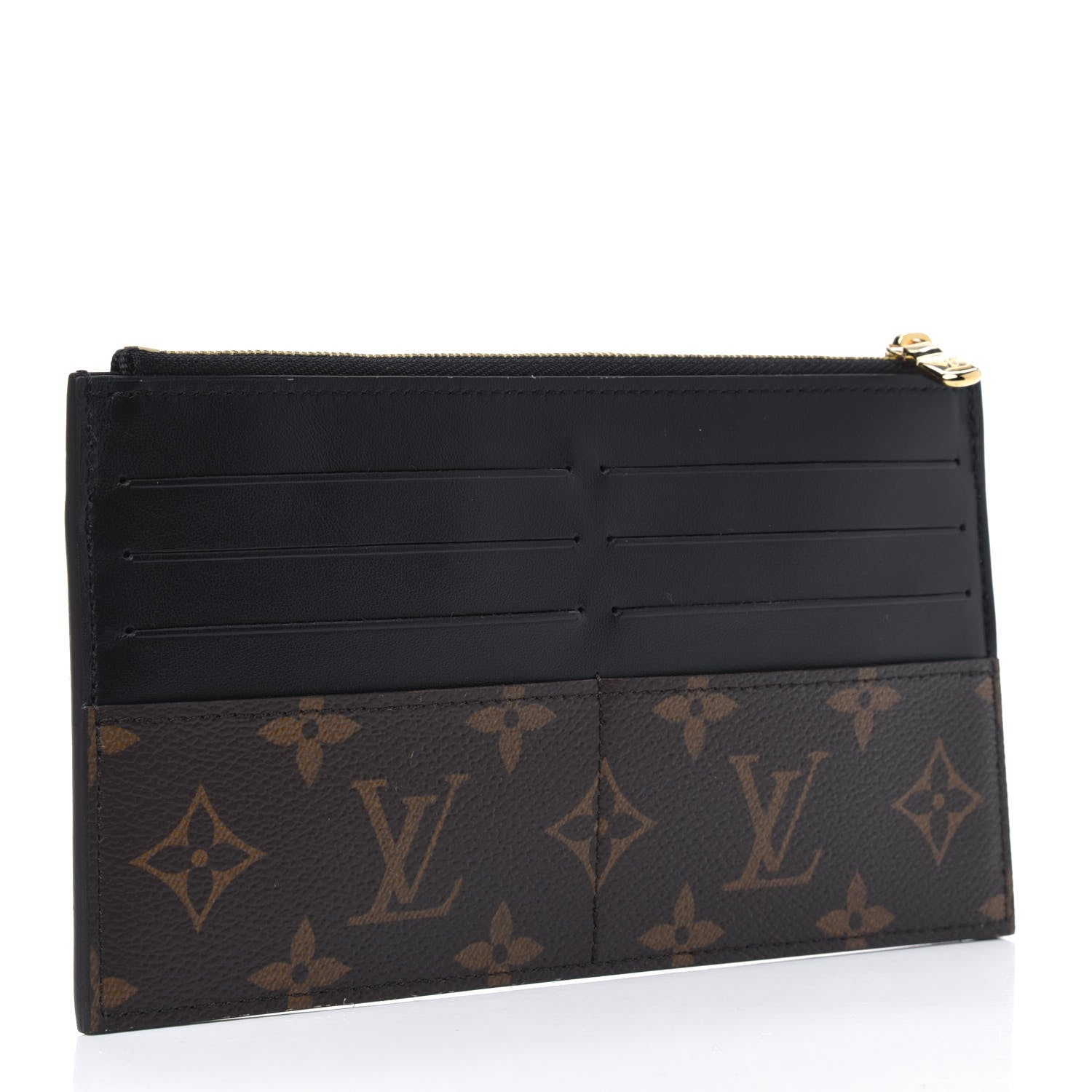 Louis Vuitton Monogram Slim Purse Black 2 of 3