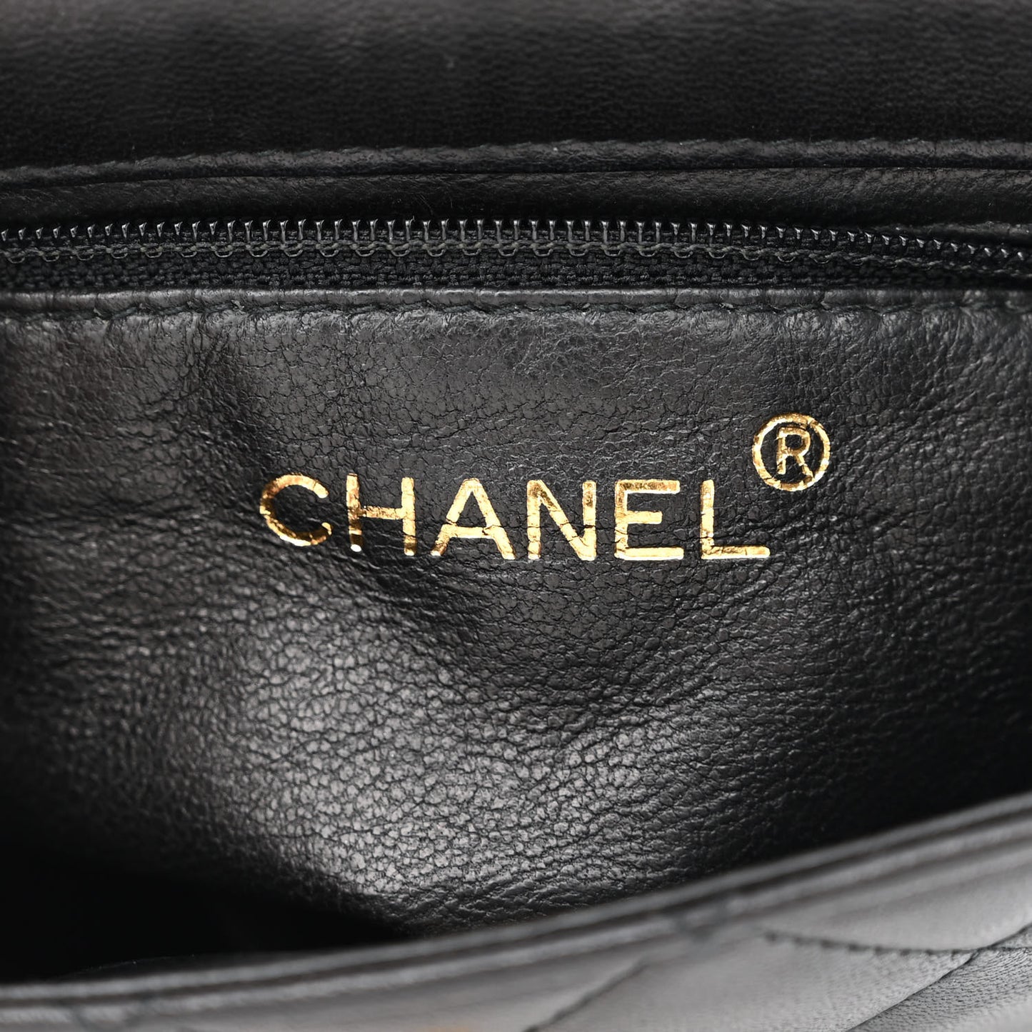 Lambskin Quilted Mini Flap Waist Belt Bag Black