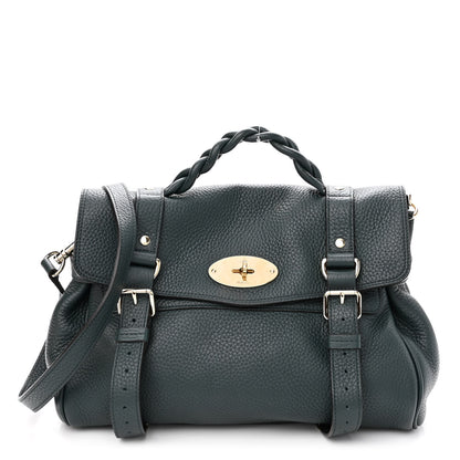 Mulberry Heavy Grain Mini Alexa Green 1 of 8