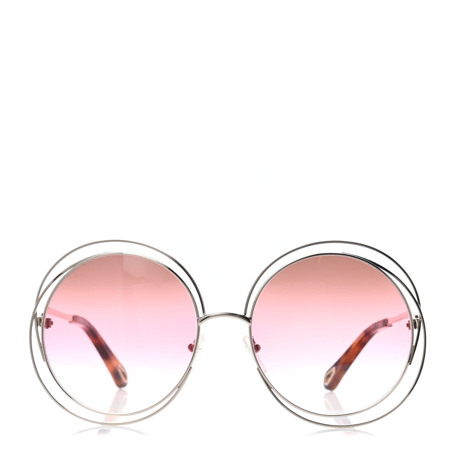 Metal Oversized Round Carlina Oversized Round Sunglasses CE114SD Gold