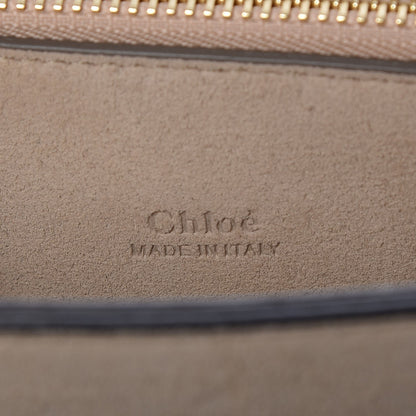 Chloe Calfskin Medium Faye Shoulder Bag Denim Blue 6 of 7