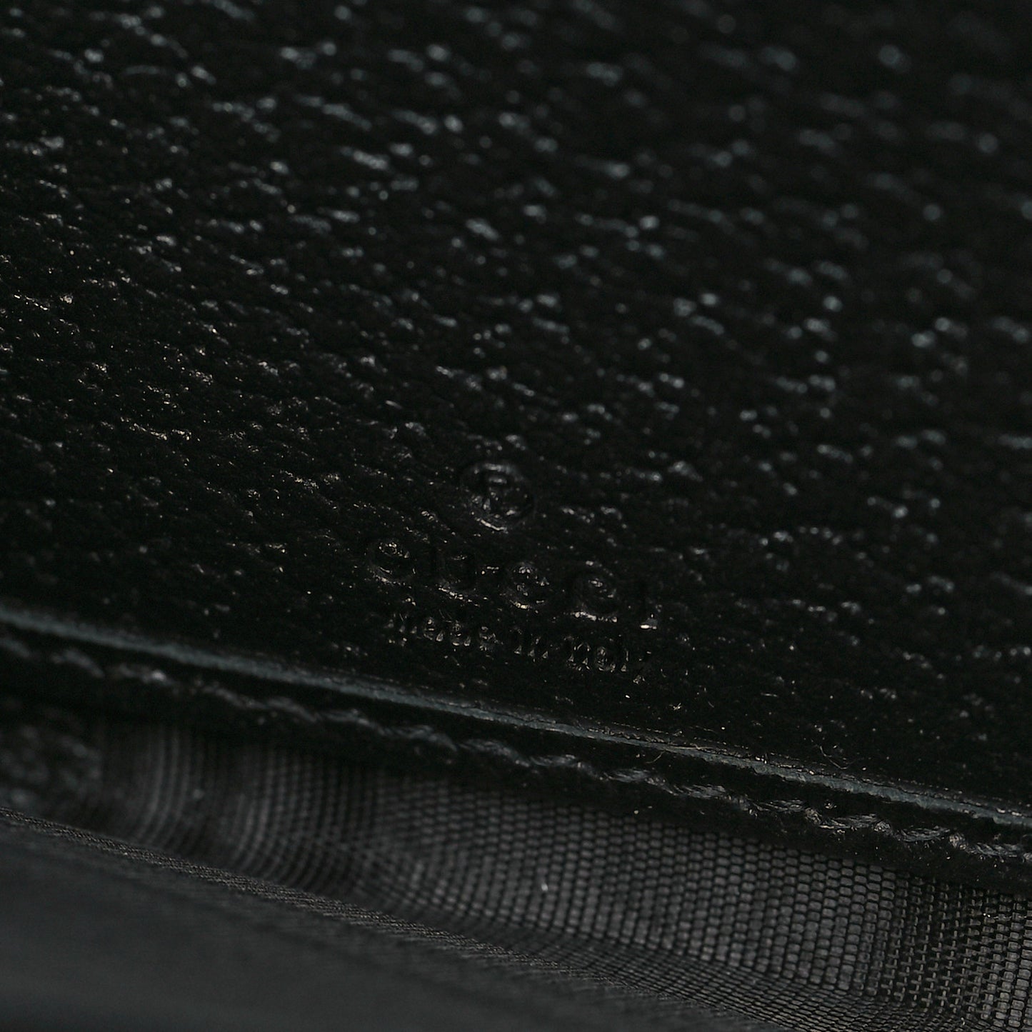 Calfskin Web Ophidia Zip Around Wallet Black