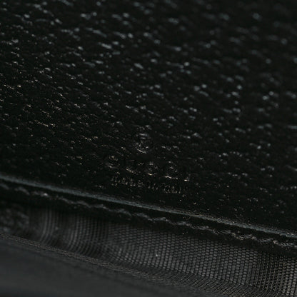 Gucci Calfskin Web Ophidia Zip Around Wallet Black 6 of 6