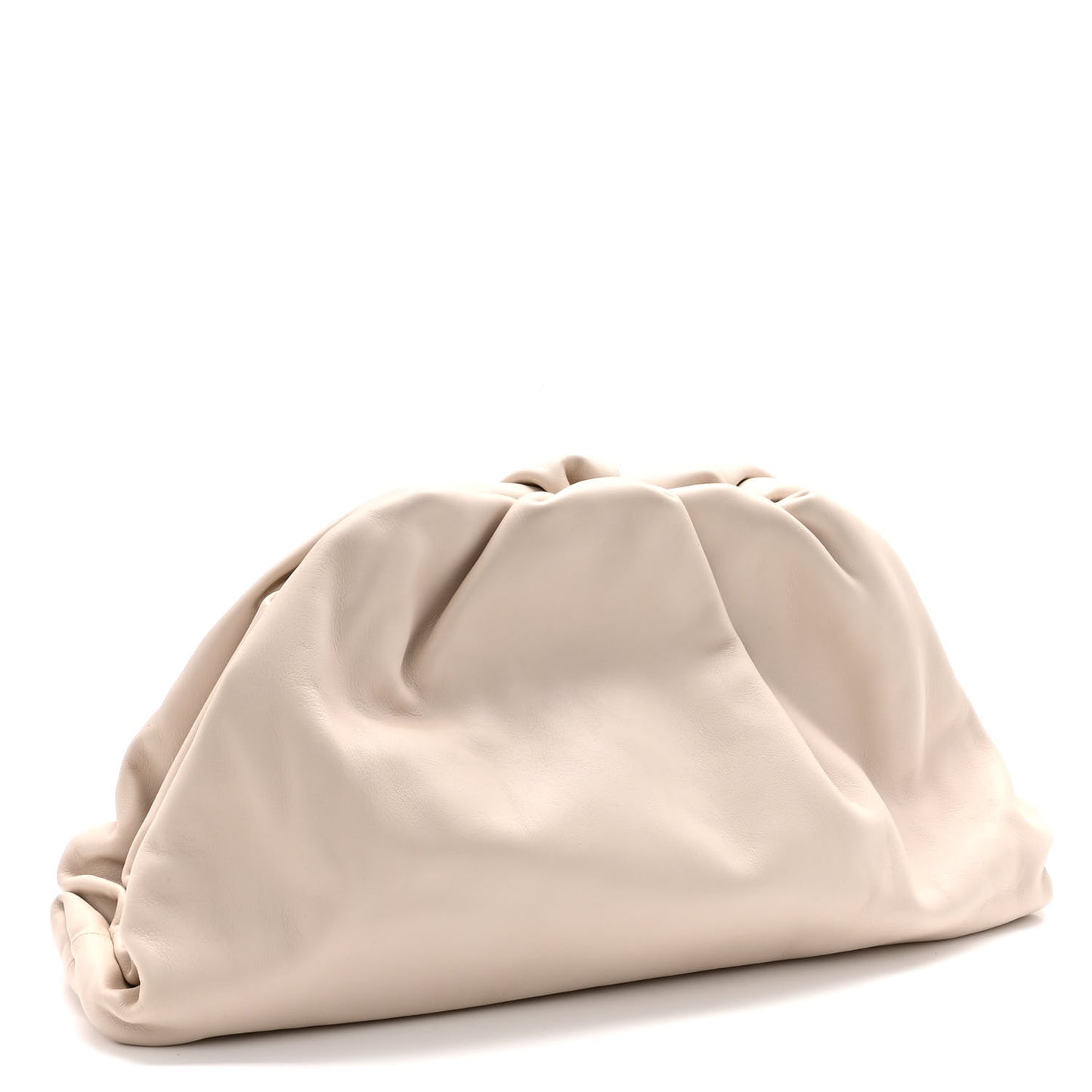 Smooth Butter Calf The Pouch Oversized Clutch Plaster