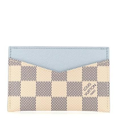 Louis Vuitton Damier Azur Daily Card Holder Olympe Blue 1 of 6