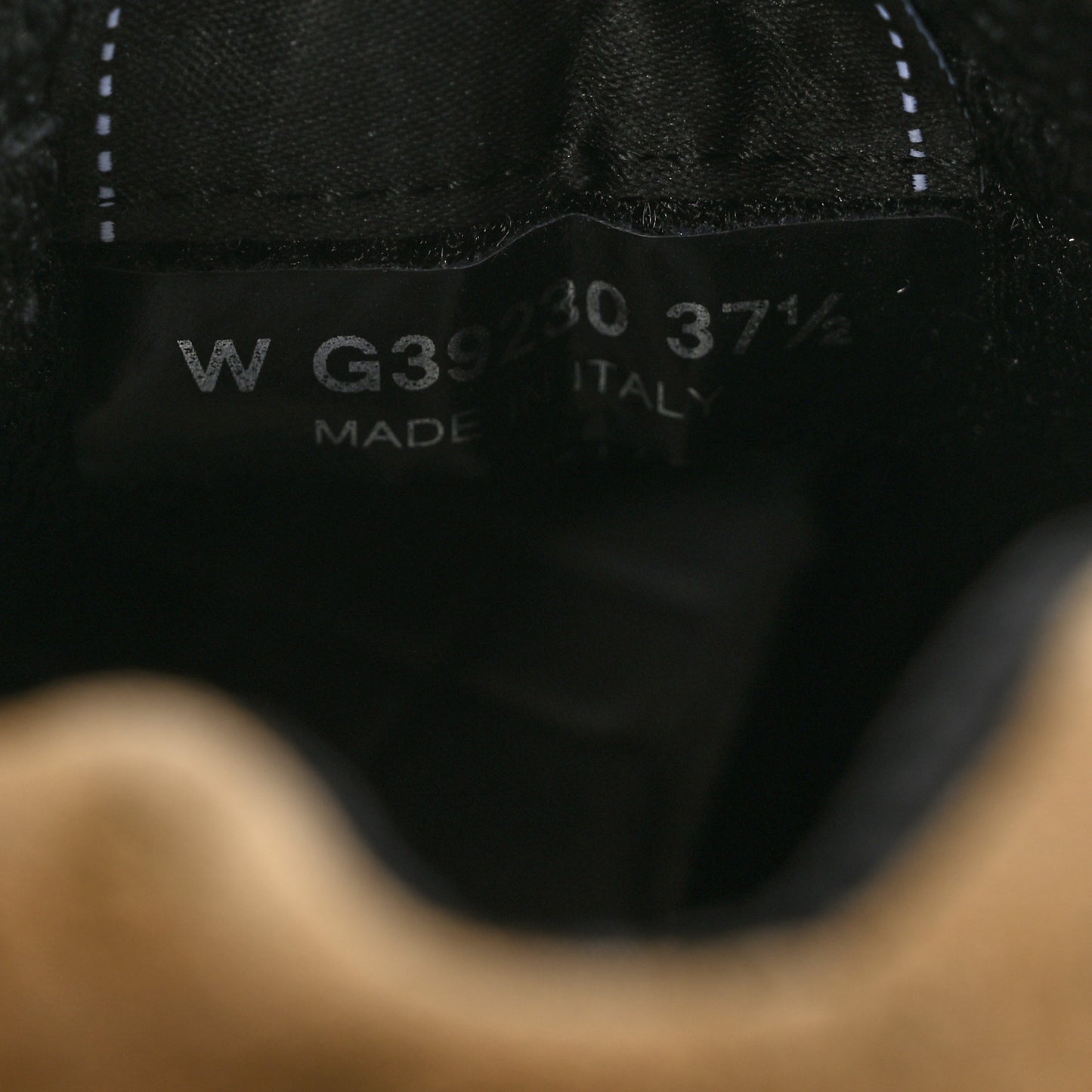 Suede Calfskin Printed CC Sneakers 37.5 Dark Beige