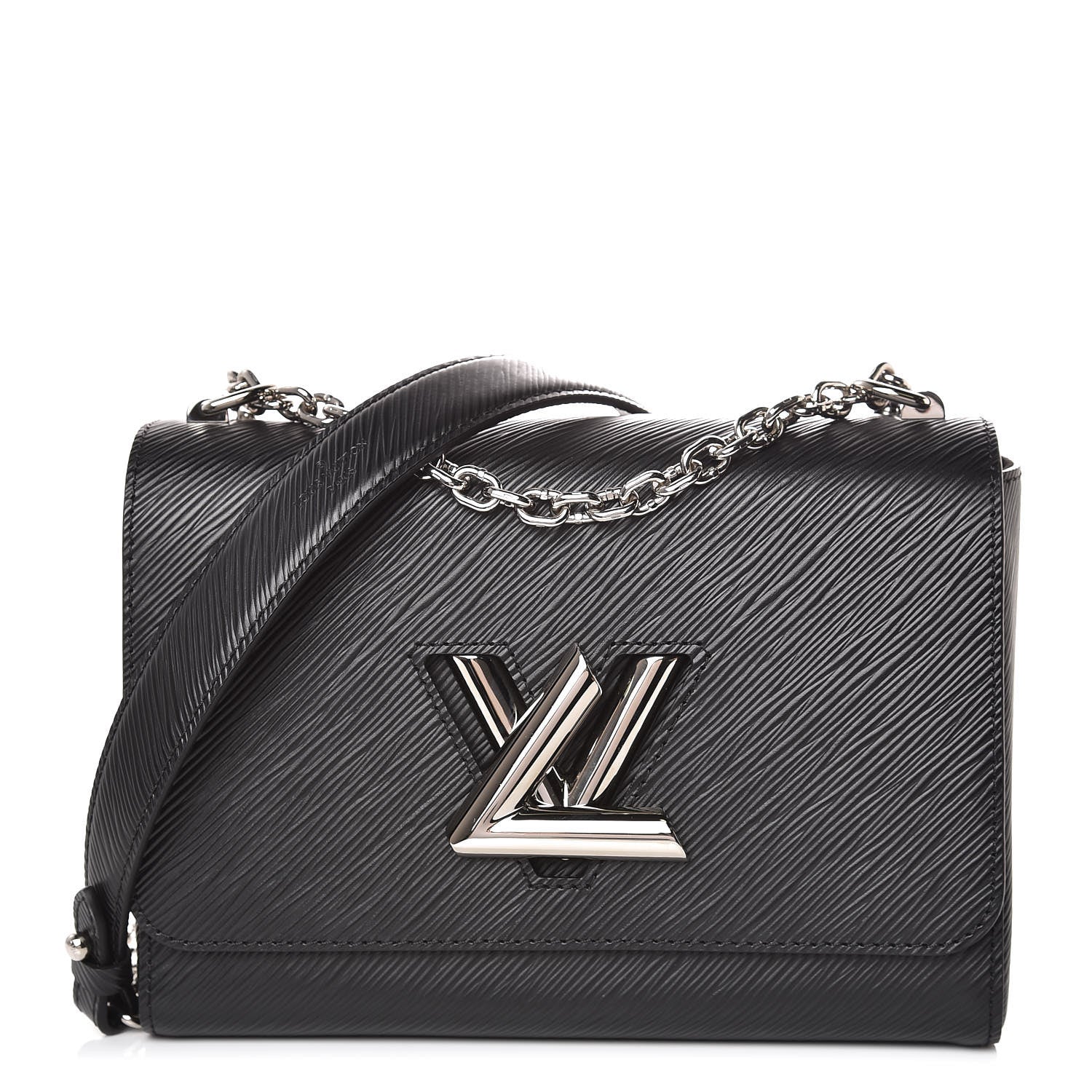 Louis Vuitton Epi Twist Shoulder Bag MM Black 1 of 9