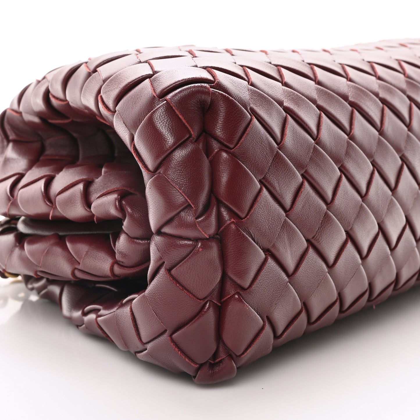 Nappa Intrecciato Teen The Lauren 1980 Clutch With Chain Barolo