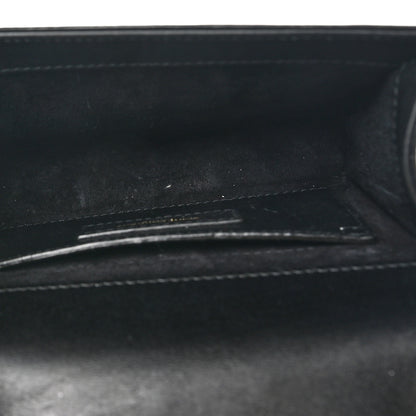 Saint Laurent Calfskin Small Classic Monogram Kate Tassel Satchel Black 5 of 10