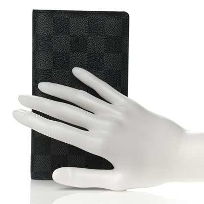 Louis Vuitton Damier Graphite Checkbook Cover Wallet 2 of 9