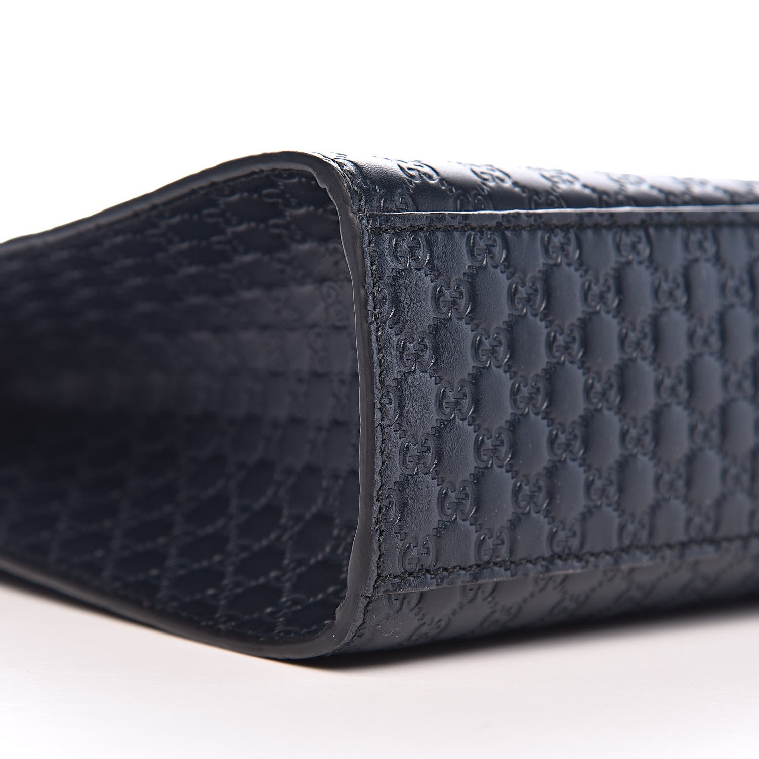 Gucci Soft Microguccissima Medium Emily Chain Shoulder Bag Blue 9 of 11