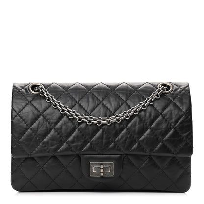 Chanel Aged Calfskin Quilted 2.55 Reissue 225 Flap Black 1 of 10