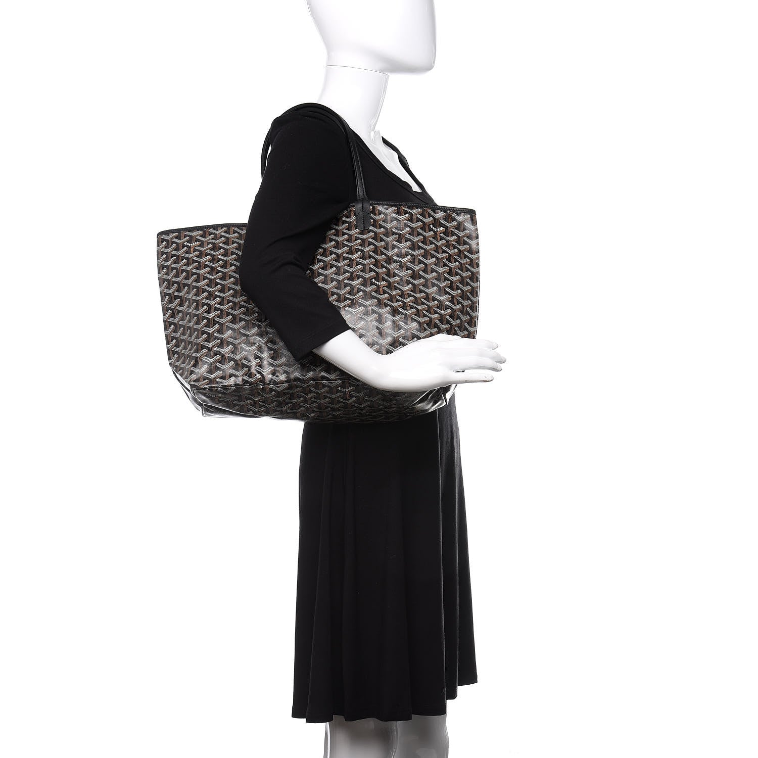Goyard Goyardine Saint Louis PM Black 2 of 11