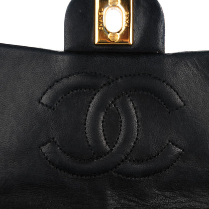Chanel Lambskin Quilted Mini Square Flap Black 9 of 11