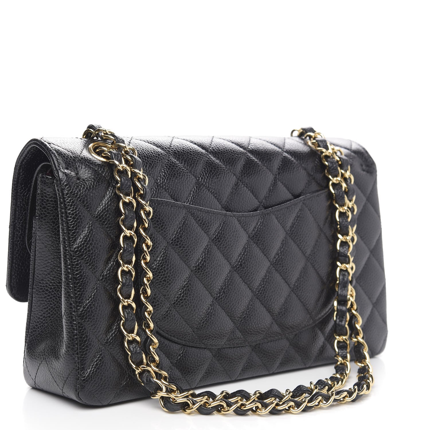 Chanel Caviar Quilted Medium Double Flap Black 3 of 10