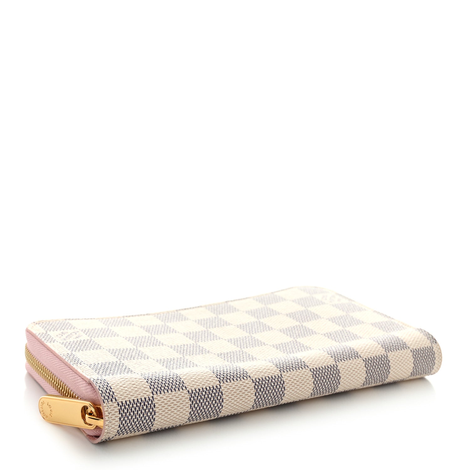 Louis Vuitton Damier Azur Zippy Wallet Rose Ballerine 4 of 7