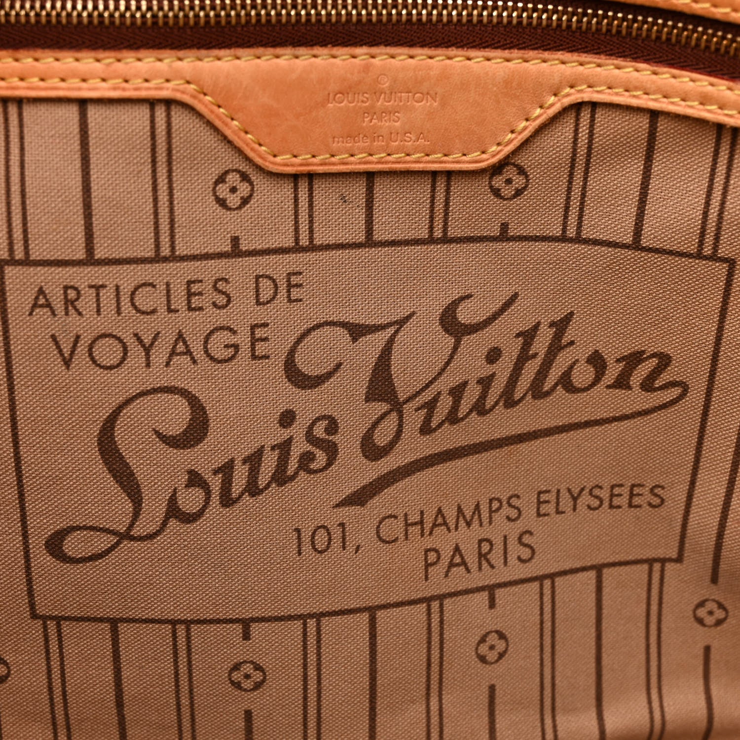 Louis Vuitton Monogram Neverfull MM 7 of 14