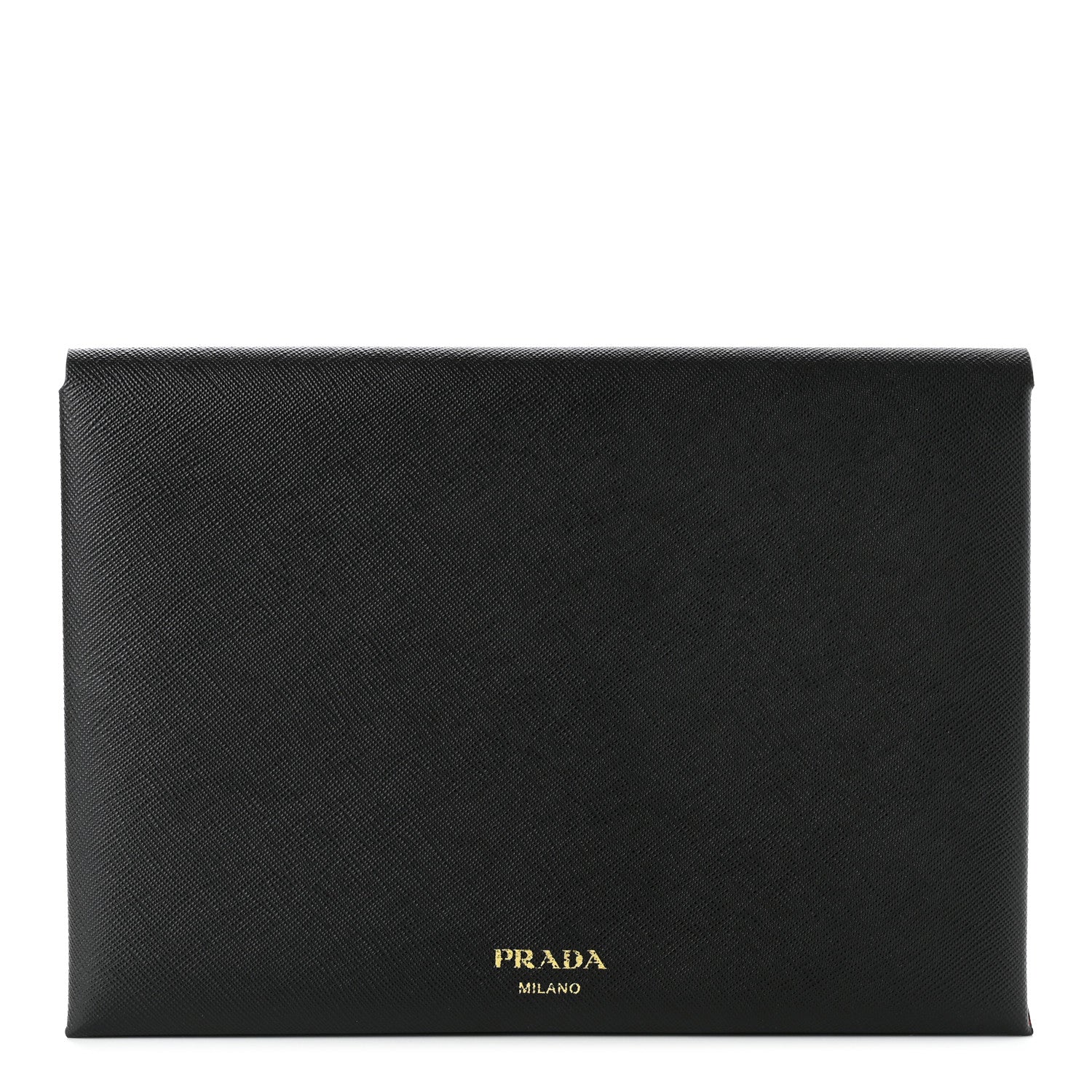 Prada Saffiano Pouch Black Rosso 1 of 9
