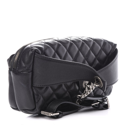 Chanel Calfskin Quilted Waist Bag Black 3 of 9