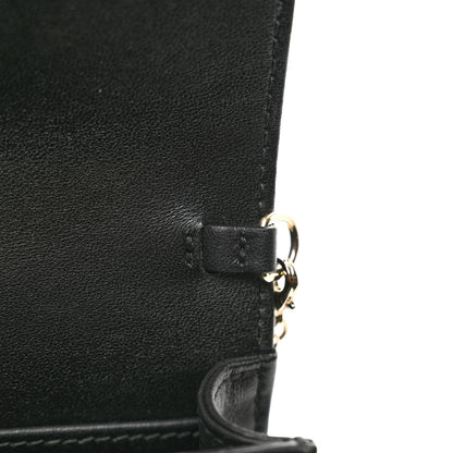 Christian Dior Lambskin Cannage Lady Dior Pouch Black 10 of 10