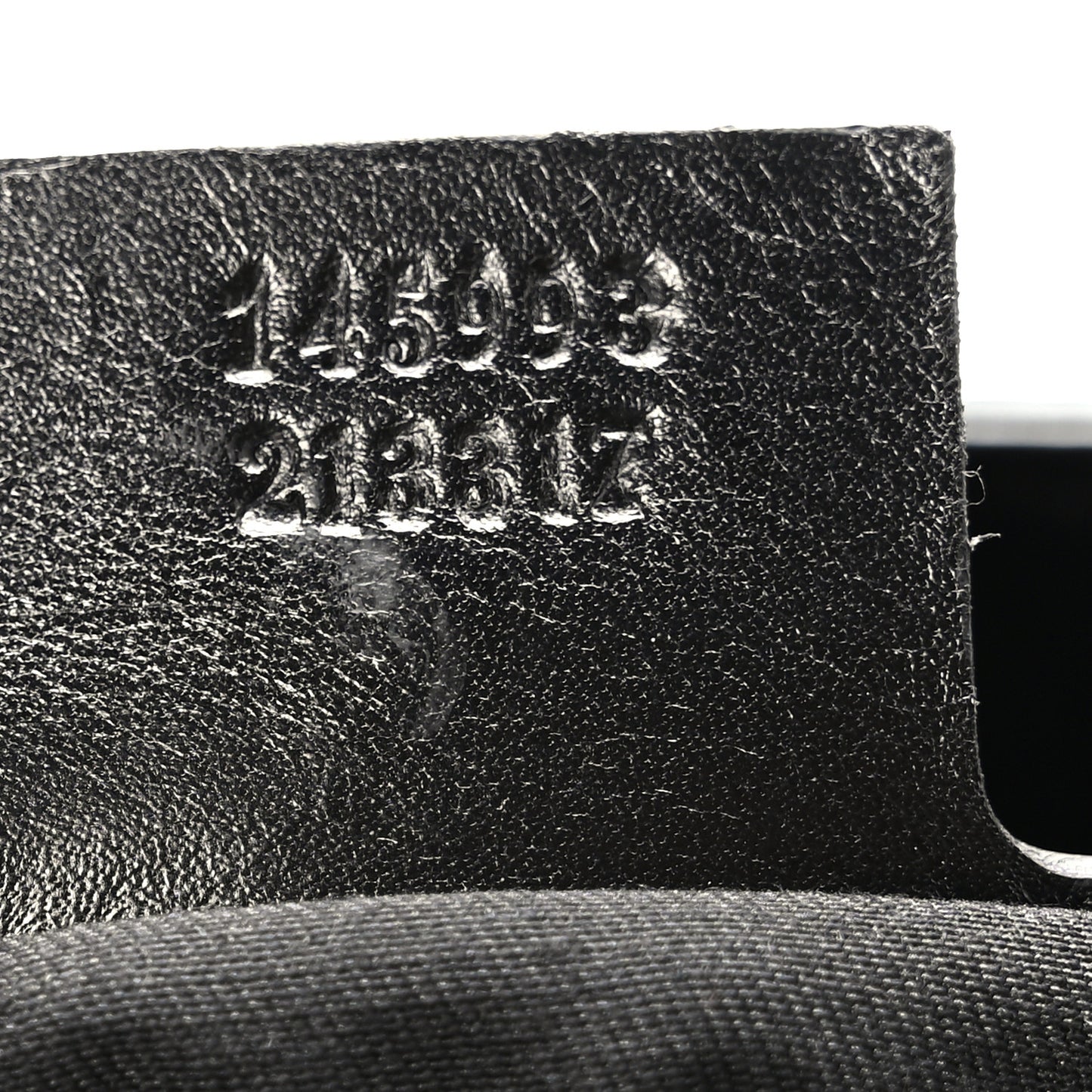 Monogram Large Punch Tote Black