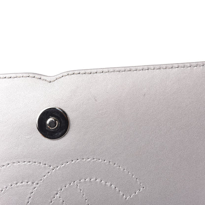 Chanel Metallic Caviar Quilted Medium CC Filigree Flap Silver 10 of 14