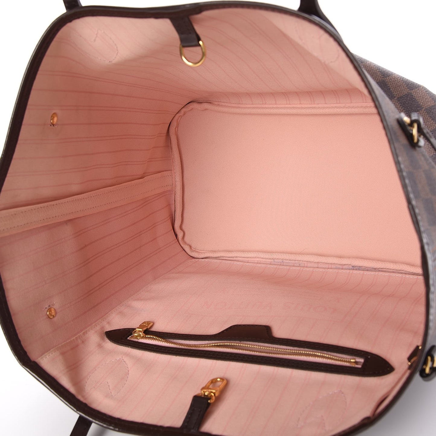 Damier Ebene Neo Neverfull MM Rose Ballerine