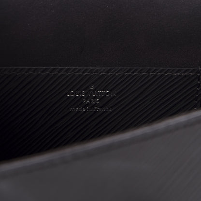 Louis Vuitton Epi Twist Shoulder Bag MM Black 5 of 9