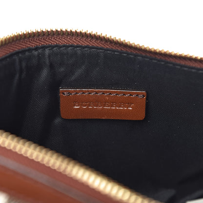 Burberry House Check Bridle Calfskin Peyton Crossbody Tan 7 of 15