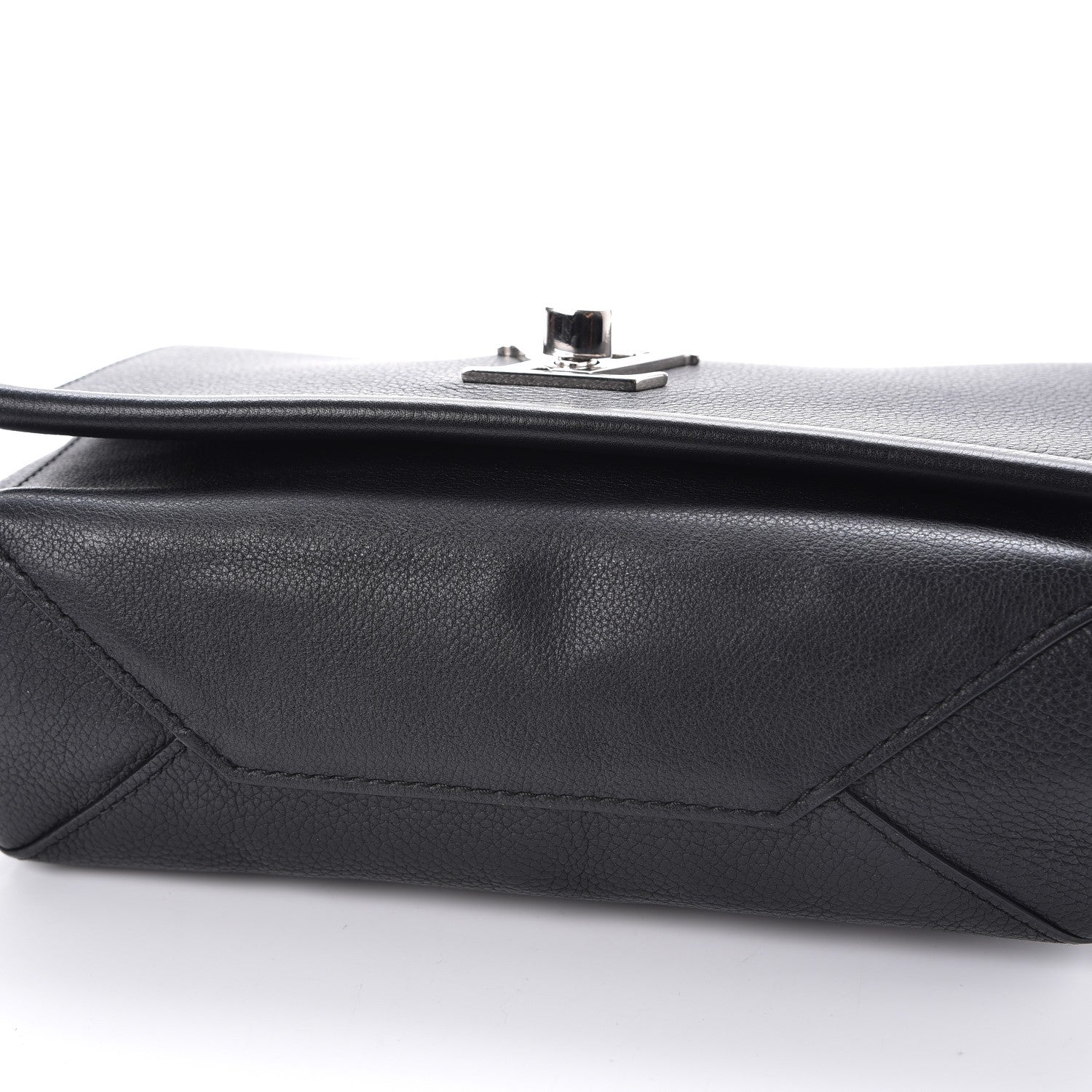 Louis Vuitton Calfskin Lockme II Chain Bag BB Black 9 of 9