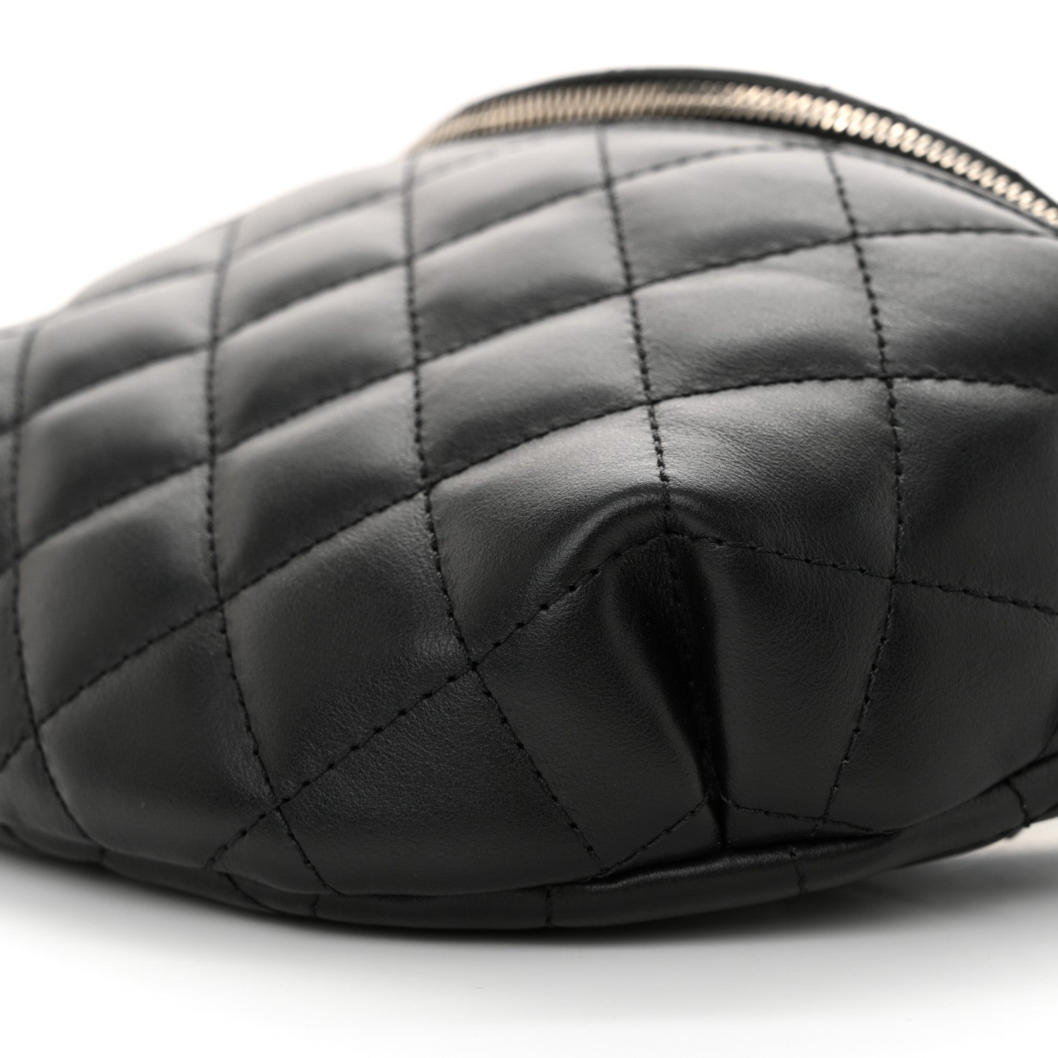 Chanel Calfskin Quilted Waist Belt Bag Black 11 of 11