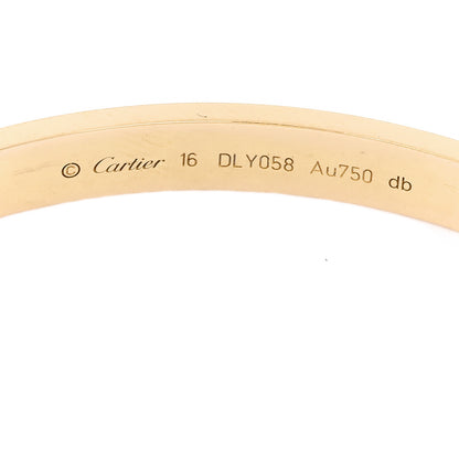 Cartier 18K Yellow Gold LOVE Bracelet 16 3 of 7