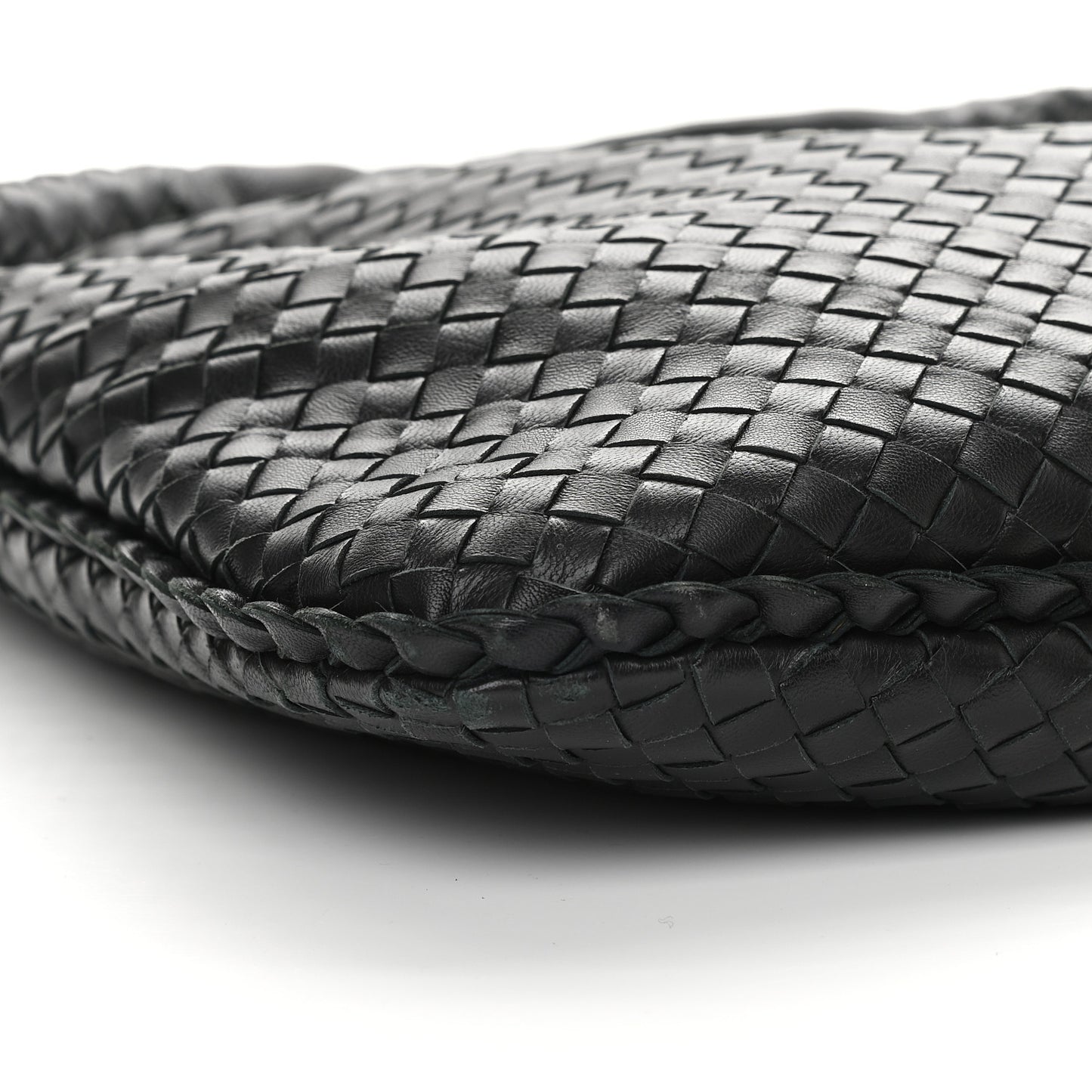 Nappa Intrecciato Large Veneta Hobo Black