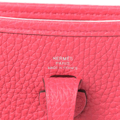 Hermes Taurillon Clemence Evelyne TPM Rose Extreme 6 of 11