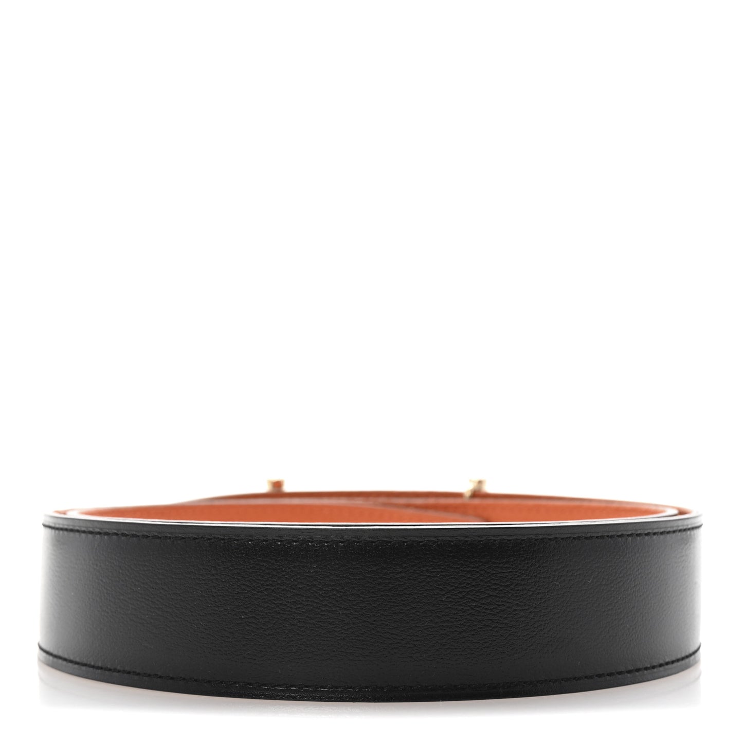 Box Togo 32mm H Hippique Belt 85 Black Orange