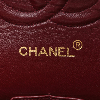 Chanel Lambskin Quilted Medium Double Flap Black 6 of 12