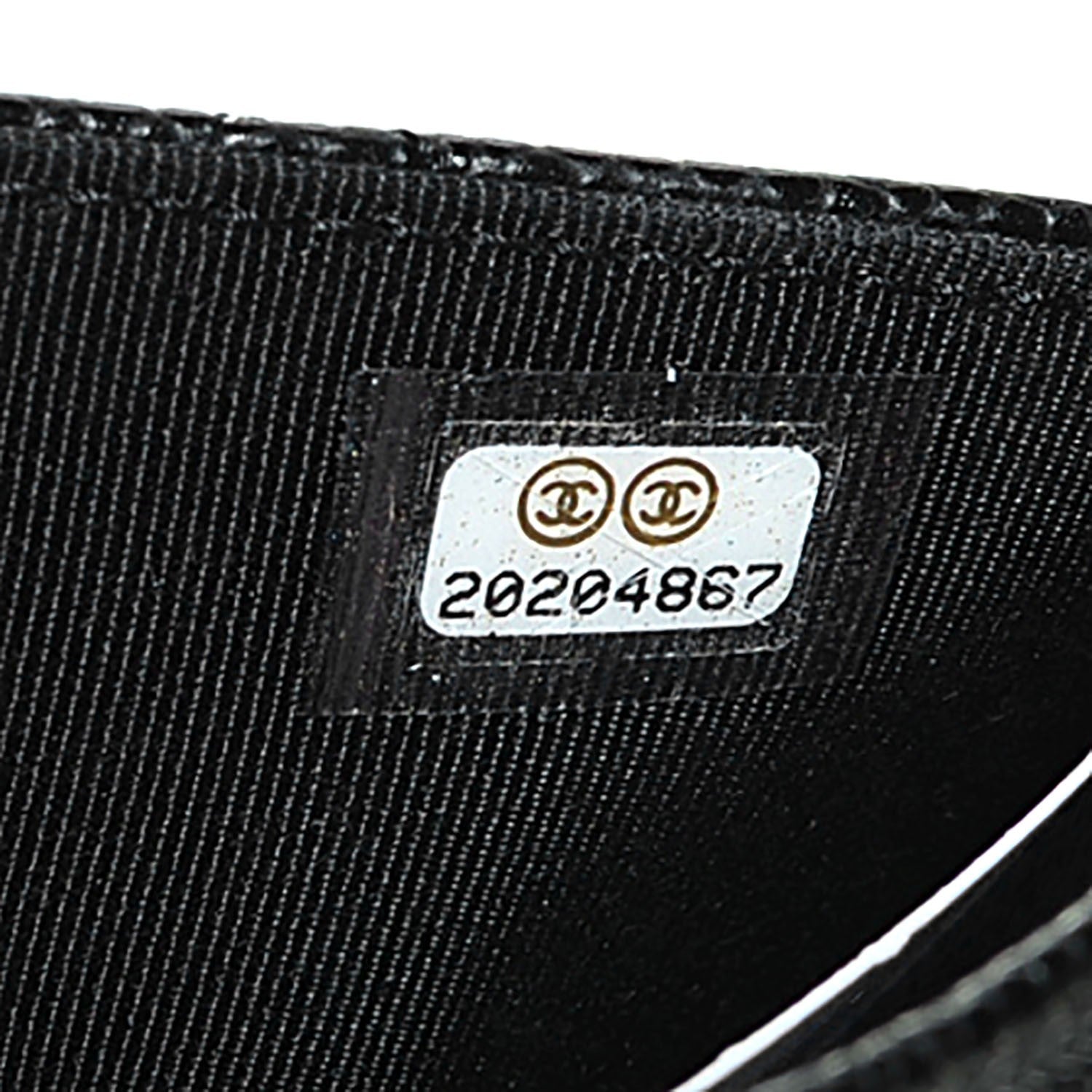 Chanel Caviar Quilted Wallet On Chain WOC Black 8 of 8