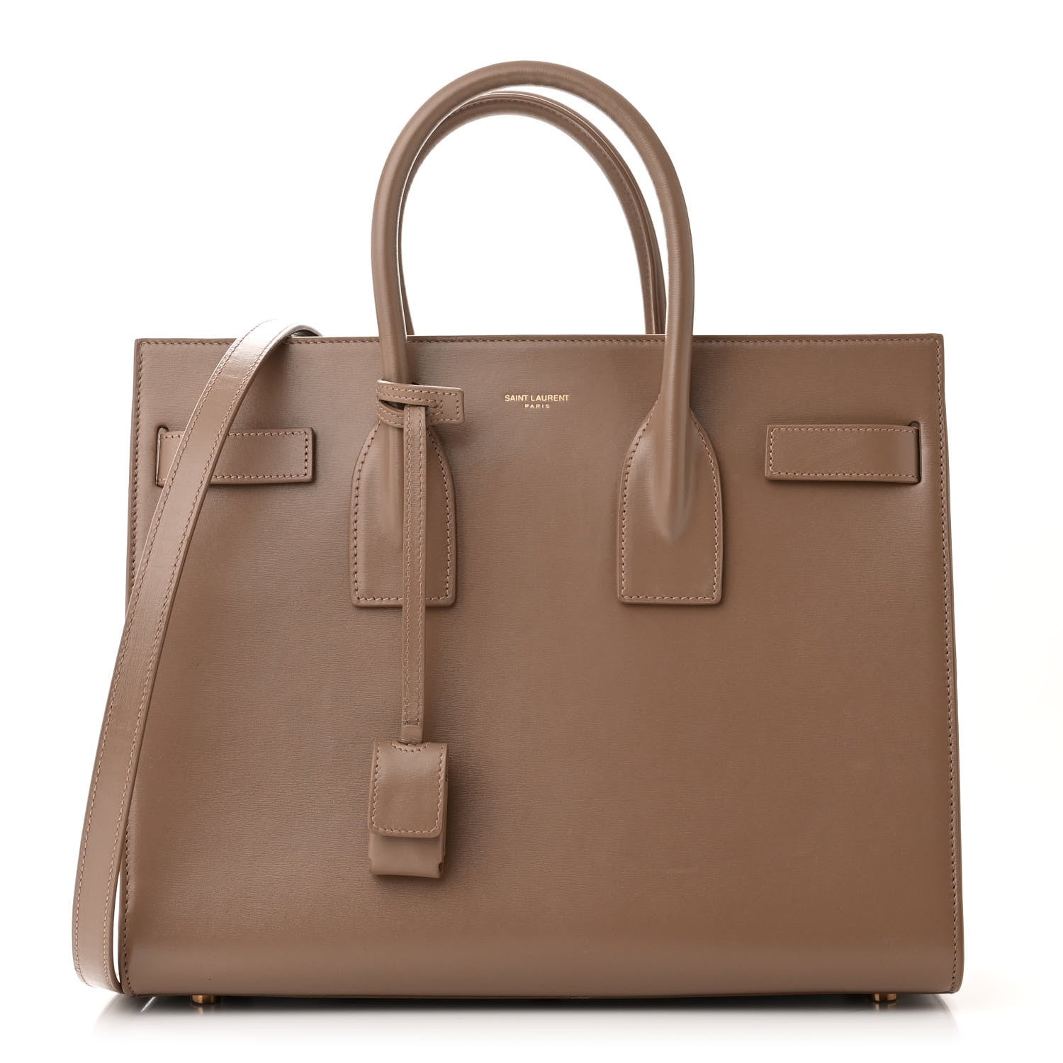 Saint Laurent Smooth Calfskin Small Classic Sac De Jour Dark Cappuccino 1 of 9